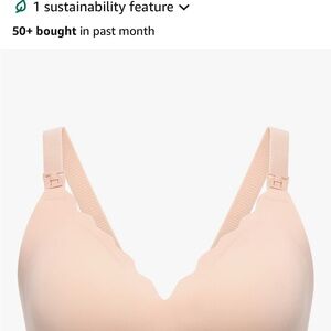 Elegant Nude Bra with Scalloped Edges